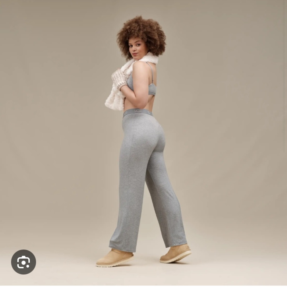 UGG Britta Light Gray Lounge Pants with Branded Waistband